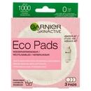 Garnier SkinActive Dischetti Ecologici Struccanti in Microfibra EcoPads, Lavabili e Riutilizzabili